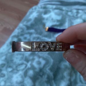 Sparkly love bracelet